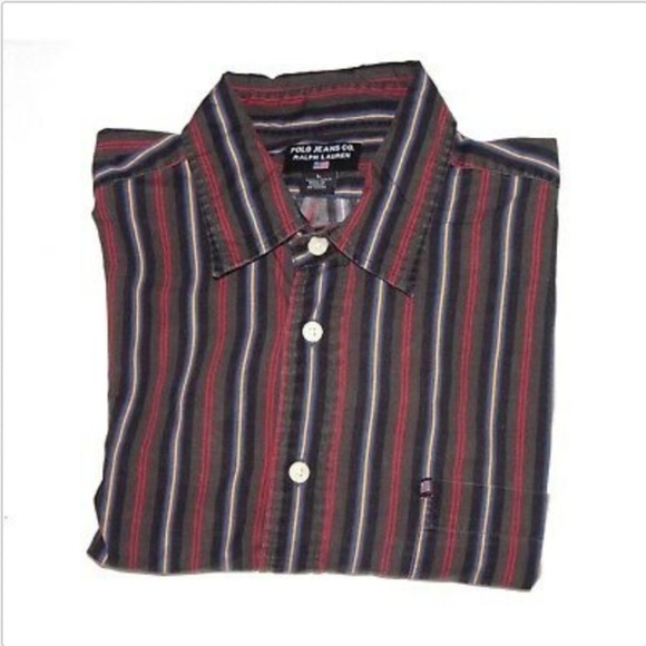 Vintage Polo Ralph Lauren Button Front Retro Shirt - Picture 6 of 7